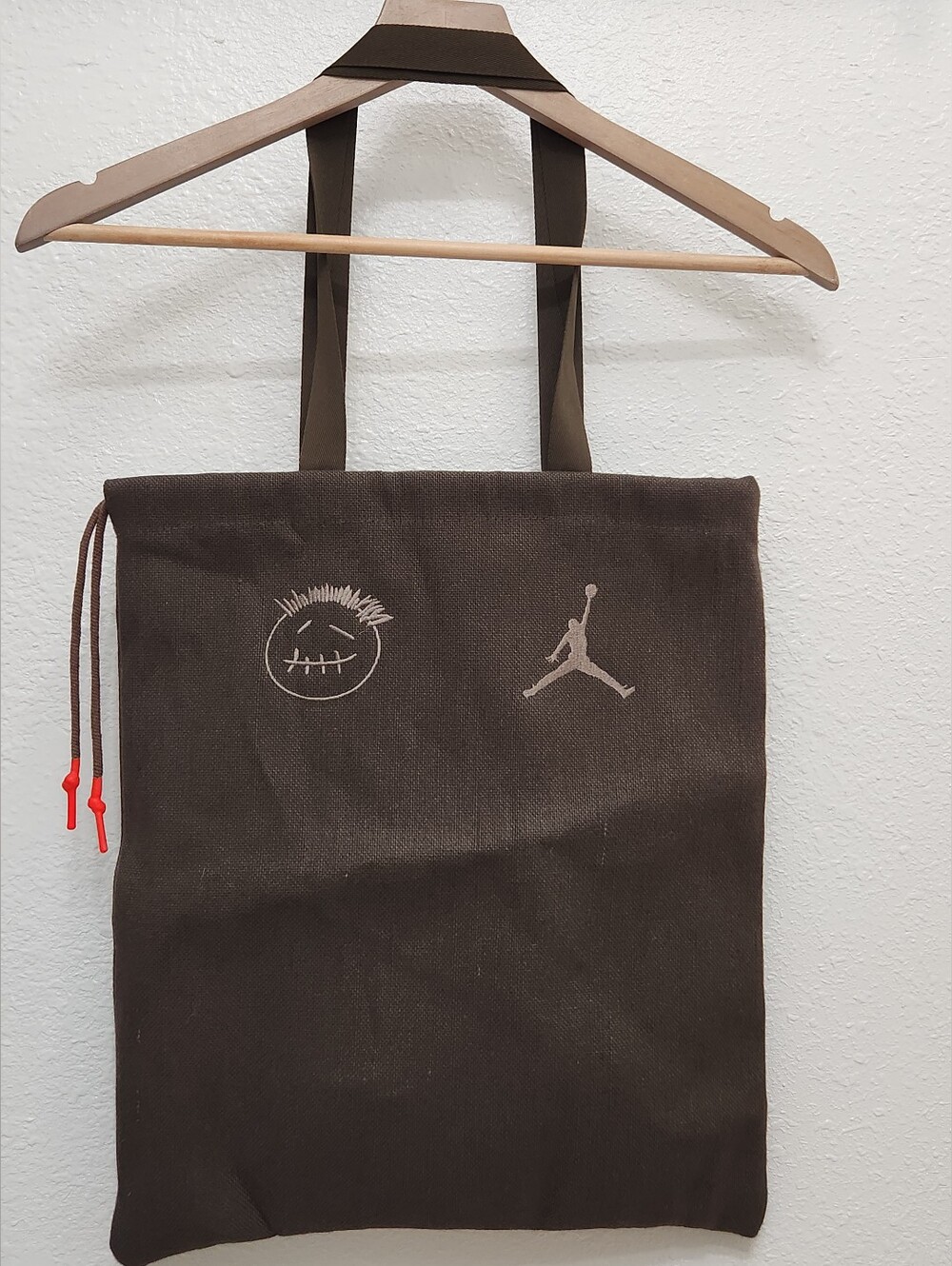 Travis Scott Jumpman Cactus Jack Nike Jordan Shoe Dust Tote Bag Only Green
